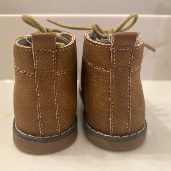 L’Amour toddler boys Brown leather shoes size 9 - Picture 3 of 7
